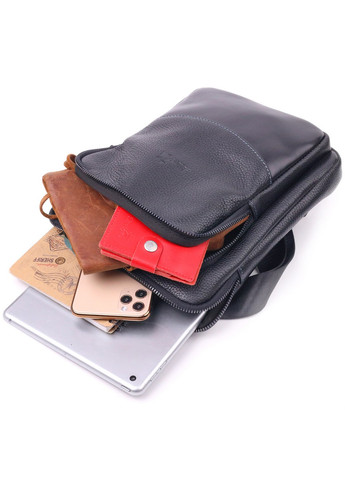 Чоловіча шкіряна сумка 22х24х4 см Shvigel (258638355)