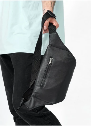 Чоловіча сумка бананка 38х17х6 см Sambag (258638277)