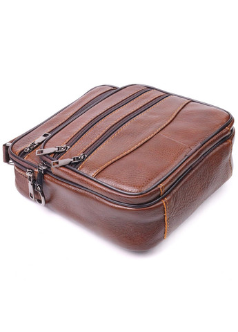 Чоловіча шкіряна сумка 20х23х7 см Vintage (258638108)