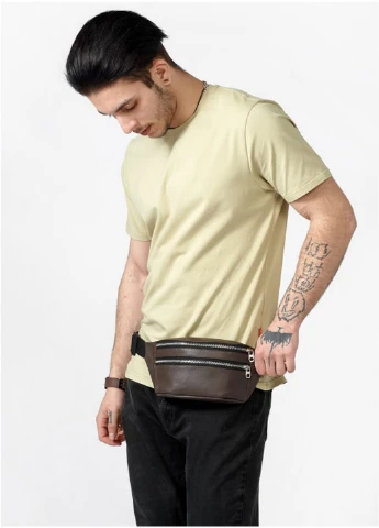 Чоловіча сумка бананка 31х12х5 см Sambag (258638345)