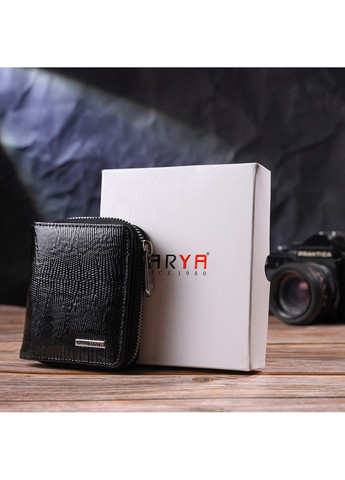 Жіночий шкіряний гаманець 9х10,3х3 см Karya (258638378)