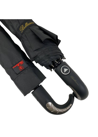 Чорна чоловіча парасолька напівавтомат 102 см Bellissima (258637992)