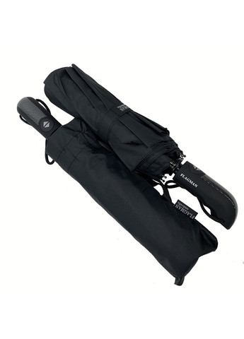 Чорна мужской зонт-автомат 102 см Flagman (258638041)