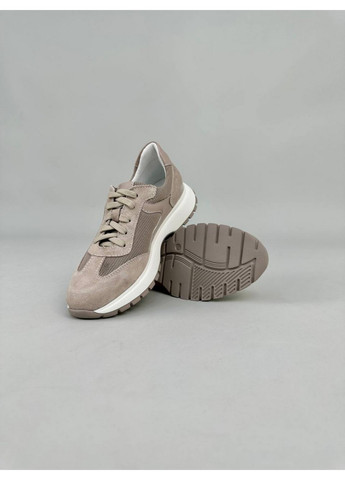 Женские замшевые кроссовки 37 VZUTIK бежевые демисезоны (258638553)