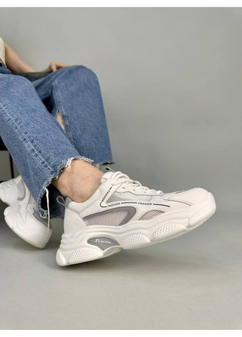 Жіночі шкіряні кросівки 39 VZUTIK молочні демісезони (258638493)