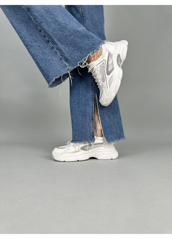 Жіночі шкіряні кросівки 39 VZUTIK молочні демісезони (258638493)