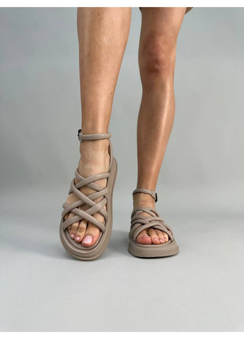 Повседневные женские кожаные босоножки 40 VZUTIK