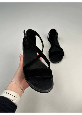 Повседневные женские замшевые босоножки 37 VZUTIK