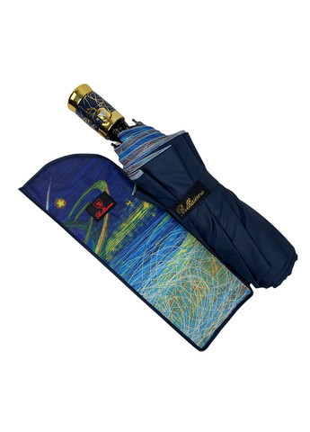 Синя жіночий напівавтомат зонт 99 см Bellissima (258638984)