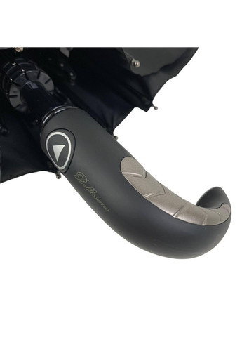 Чорна чоловіча парасолька напівавтомат 102 см Bellissima (258639194)