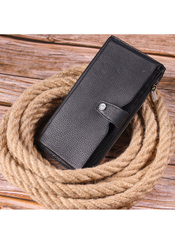 Чоловічий шкіряний портмоне 9,7х19х1,5 см Karya (258639375)