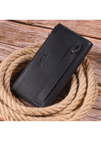 Чоловічий шкіряний портмоне 9,7х19х1,5 см Karya (258639375)
