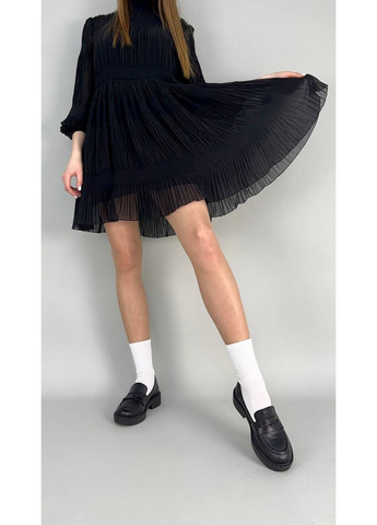 VZUTIK Жіночі шкіряні лофери 36 чорний з натуральна шкіра, україна — демісезон (258639615)