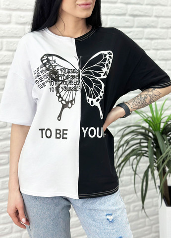 Літня жіноча футболка Fashion Girl Butterfly - (258646757)
