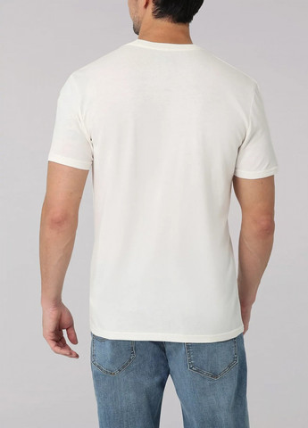 Белая футболка Lee 112323926 Marshmallow Heather