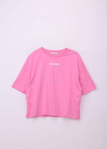 Розовая всесезон футболка JOGGY