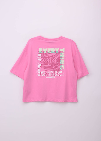 Розовая всесезон футболка JOGGY
