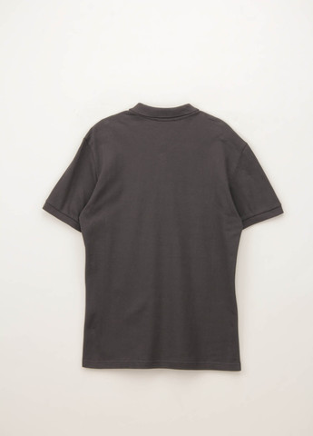 Темно-серая футболка-поло для мужчин CLUB JU однотонная