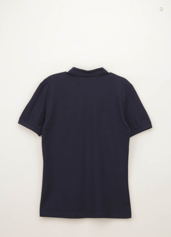 Темно-синяя футболка-поло для мужчин CLUB JU однотонная