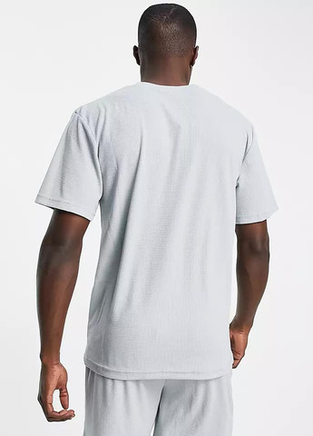 Сіра футболка з вафельної тканини Loungeable