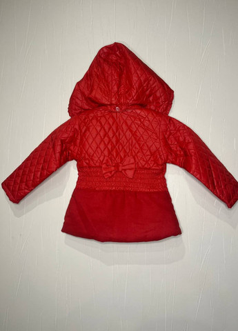 Червона демісезонна куртка для дівчинки No Brand