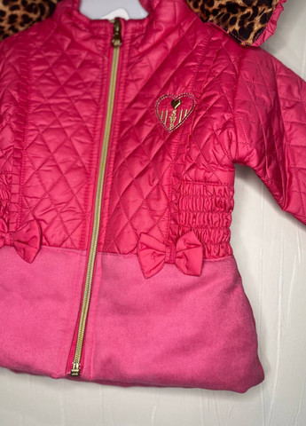 Розовая демисезонная куртка для девочки No Brand