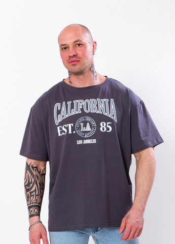 Серая футболка оверсайз чоловіча сірий носи своє (8121-036-33-v19) Носи своє