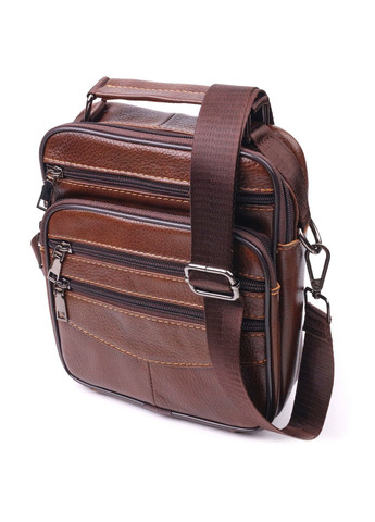 Шкіряна сумка чоловіча 20х23х7 см Vintage (258676190)