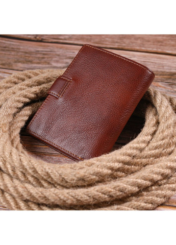 Кожаное портмоне мужское 10х13,5х2 см Vintage (258676171)