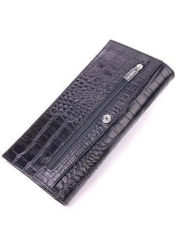 Шкіряний гаманець чоловічий 9х19х1,5 см Karya (258676638)