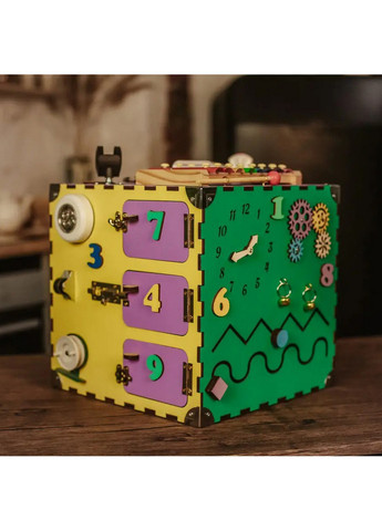 Развивающая игрушка Бизикуб 30х30х30 см No Brand (258676230)