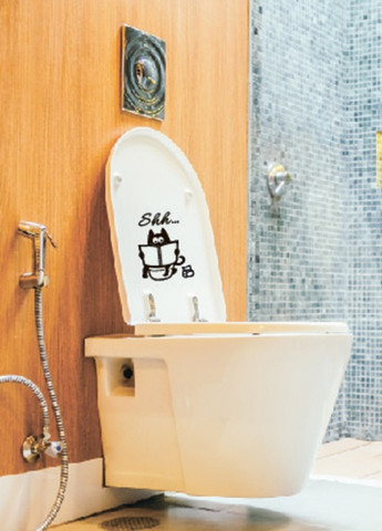 Универсальная декоративная наклейка Читающий котик Komfolino (258699774)