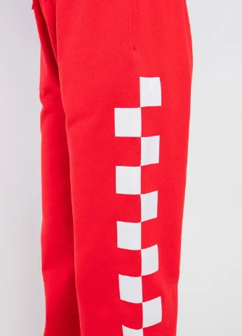 Красные спортивные брюки с принтом MSGM (258685221)