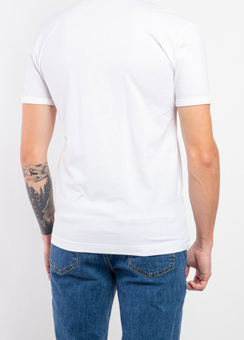 Белая белая футболка с брендированной нашивкой Dolce & Gabbana