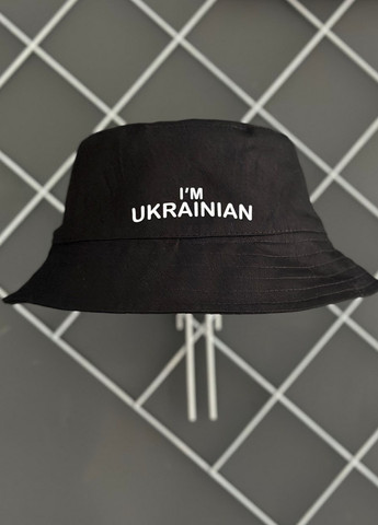 Панама чорна I'm Ukrainian білий лого Vakko (258682307)