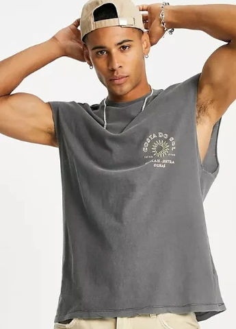 Сіра футболка Jack & Jones