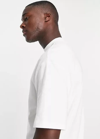Белая футболка деффект Topman