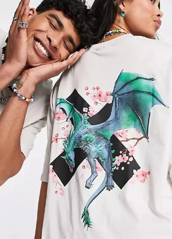 Бежева футболка Asos