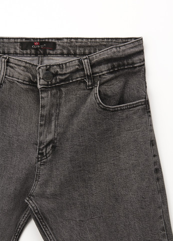 Серые демисезонные джинсы slim fit CLUB JU
