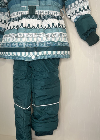 Зелений зимовий комплект (куртка + напівкомбінезон) Danilo