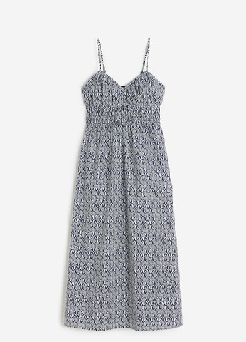 Темно-синя кежуал сукня H&M з малюнком
