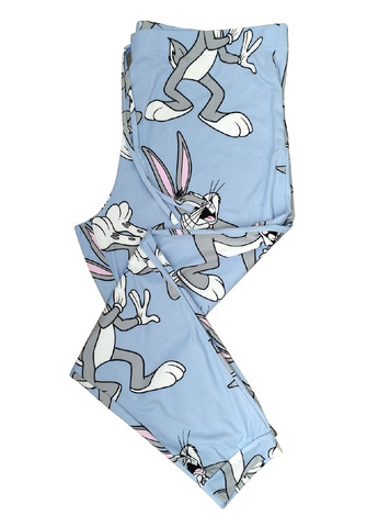 Голубая всесезон пижама (кофта, брюки) кофта + брюки Primark
