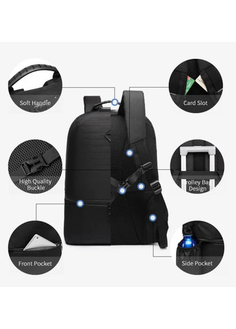 Рюкзак 9243 для ноутбука 15,6 дюйма Ozuko (258705956)