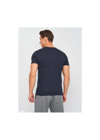 Темно-синяя футболка t-shirt mezza manica girocollo Kappa