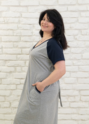 Легкий женский халат двухцветный V.O.G. (258722552)