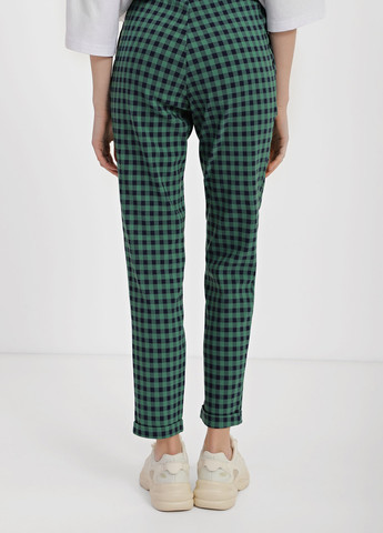Зеленые кэжуал демисезонные брюки Garne