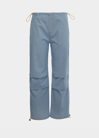 Синие кэжуал демисезонные брюки Denim