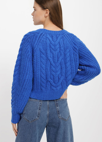 Синій демісезонний светр жіночий Garne