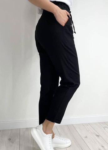 Черные кэжуал летние брюки Fashion Girl
