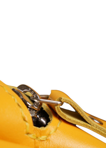 Сумка бананка женская кожаная ручной работы глянец XL Желтый (FL-08) No Brand (258756488)